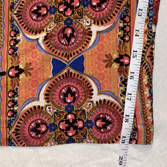 Francesca’s Collection “Blue Rain” Cropped Wide Leg Pant - Picture 12 of 16